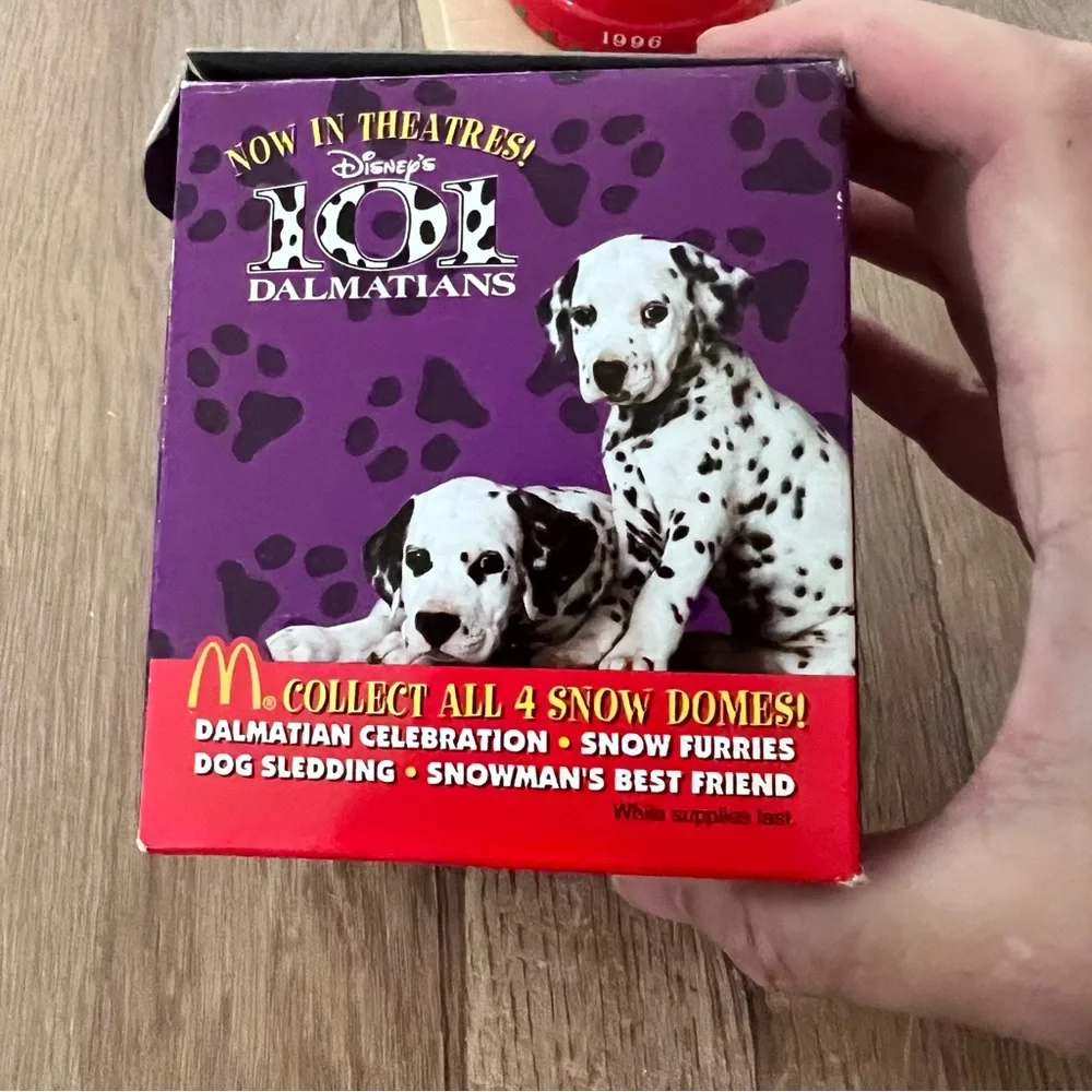 Snow‎ Dome ~ McDonalds 101 Dalmatians Snow Dome 1996 Happy Meal Toy - NIB
